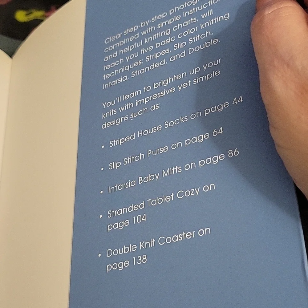 Color knitting book - Picture 4 of 4